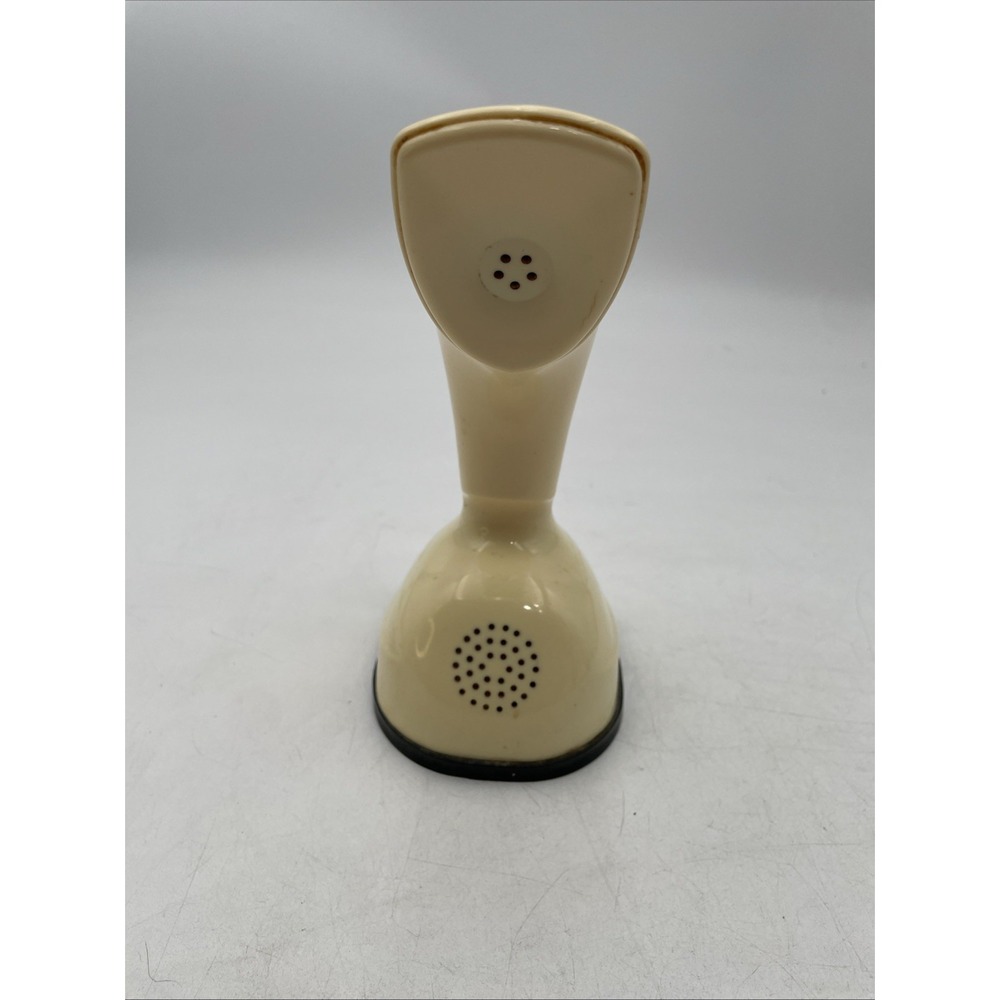 Vintage Ericofon Cream Color w/Rotary Dial On Bottom- 8.5" Tall